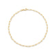 Stone and Strand 14K Yellow Gold Paperclip Anklet Front Image
