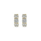 Stone and Strand 14K Yellow Gold 4.5CTW Lab-Created Chubby Diamond Hoops Front Image