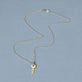 Stone and Strand 10K Yellow Gold Almost Forever Pave Key Necklace Editorial Image