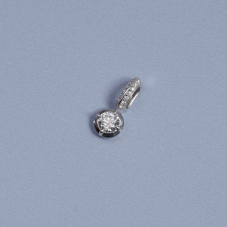 Stone and Strand Sterling Silver Ambroeus LAB-Created Diamond Charm Editorial Image
