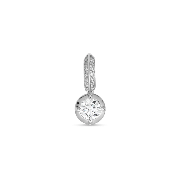 Stone and Strand Sterling Silver Ambroeus LAB-Created Diamond Charm Front Image