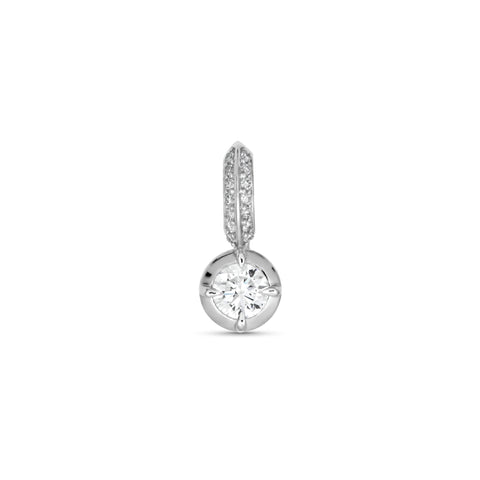 Stone and Strand Sterling Silver Ambroeus LAB-Created Diamond Charm Front Image