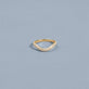 Stone and Strand 14K Yellow Gold Anjelica Pave Diamond Stacking Ring Editorial Image