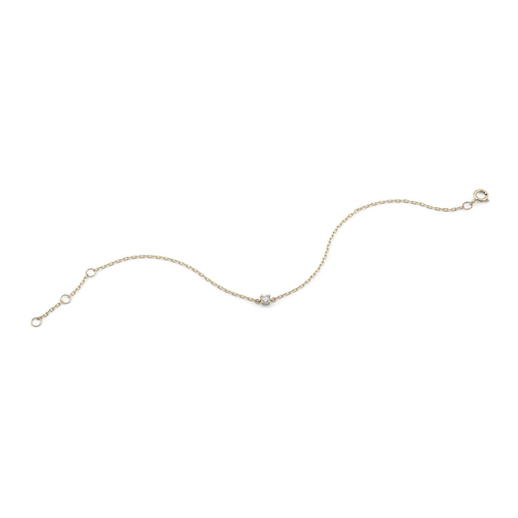 Stone and Strand 14K Yellow Gold Aurora Birthstone Bracelet Far Away Image