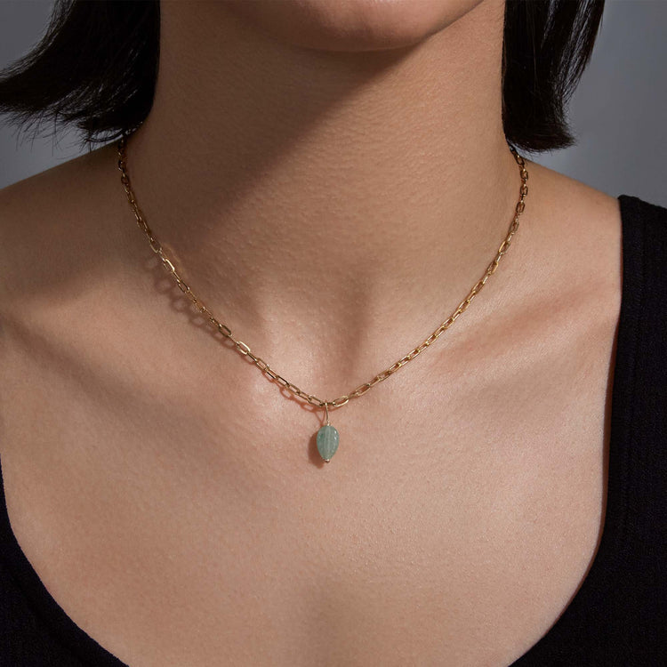 Baby Kale Aventurine Charm