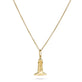 Stone and Strand 10K Yellow Gold Back To Shore Lighthouse Necklace Close Up Image