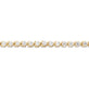 Stone and Strand 14K Yellow Gold Baseline Eternity Tennis Bracelet Close Up Image