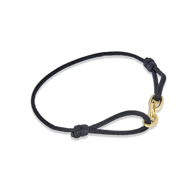 Stone and Strand 14K Yellow Gold Beacon Friendship Bracelet Side Image