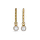 Beaded Pearl Huggies