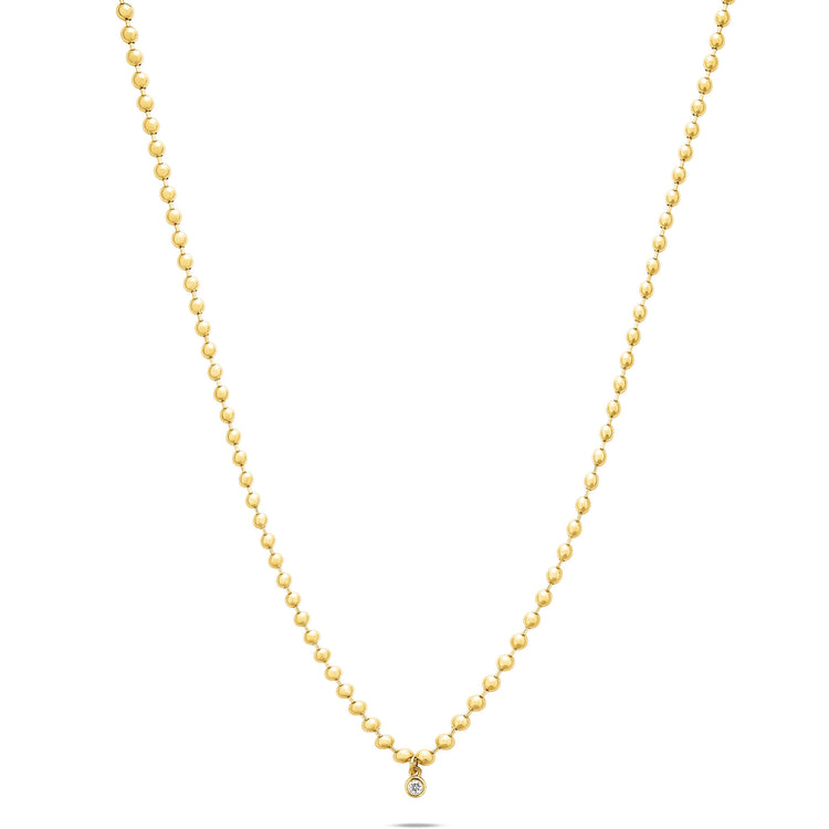 Stone and Strand 14K Yellow Gold Bedazzle Diamond Choker Image