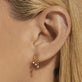 Image of 14K Yellow Gold Bedazzle Diamond Studs on Models Ear