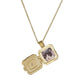 Stone and Strand 14K Yellow Gold Beekman Birthstone Locket Necklace Front Open Image