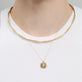 Image of 10K Yellow Gold Beekman Birthstone Locket Necklace with Stone and Strand Necklaces