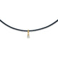 Stone and Strand 14K Yellow Gold Birthstone Flow Charm Choker Close Up Image