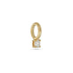 Stone and Strand 14K Yellow Gold Birthstone Flow Charm Side Image