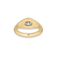 Stone and Strand 14K Yellow Gold Birthstone Icon Pinky Ring Rear Image