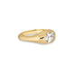 Stone and Strand 14K Yellow Gold Birthstone Icon Pinky Ring Side Image