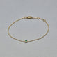 Stone and Strand 14K Yellow Gold Birthstone Soloitaire Bracelet Editorial Image
