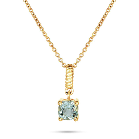 STONE AND STRAND 10Kゴールド タンザナイト ネックレス STONE AND STRAND Lakeside 10-karat gold tanzanite necklace