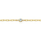 Stone and Strand 10K Yellow Gold Blue Lagoon At Twilight Aquamarine Bracelet Close Up Image
