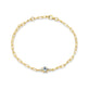 Stone and Strand 10K Yellow Gold Blue Lagoon At Twilight Aquamarine Bracelet Front Image