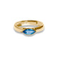 Stone and Strand 10K Yellow Gold Blue Skies Gallant Ring Front Image