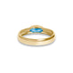 Stone and Strand 10K Yellow Gold Blue Skies Gallant Ring Rear Image
