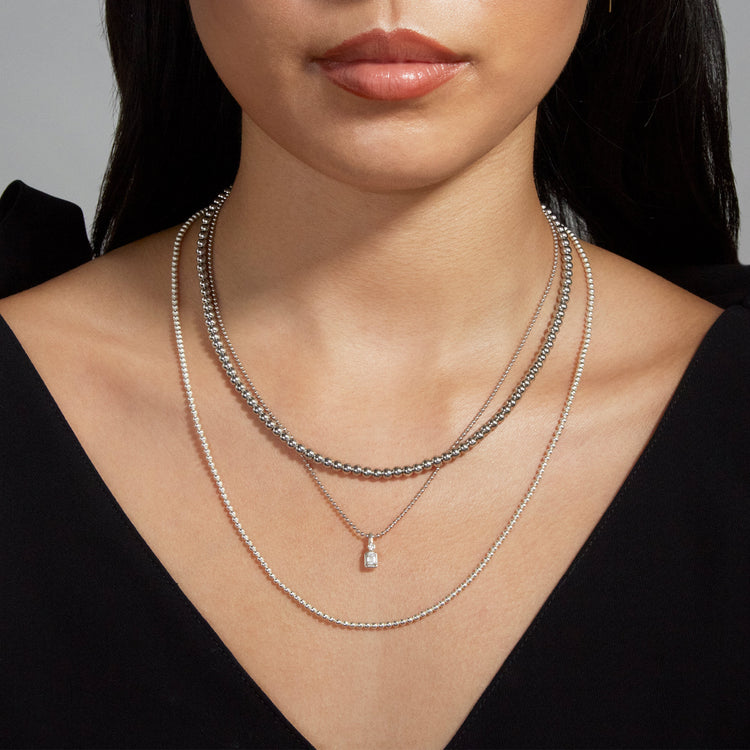 Bold Bead Chain Necklace STONE AND STRAND