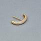 Stone and Strand 14K Yellow Gold Bold Pave Suspender Editorial Image