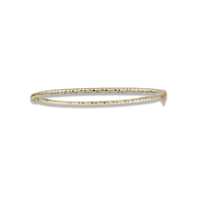 Stone and Strand 14K Yellow Gold Bold Sparkle Bracelet Rear Image