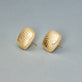 Stone and Strand 14K Yellow Gold Bond Oversized Earrings Editorial Image