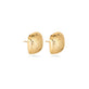 Stone and Strand 14K Yellow Gold Bond Oversized Earrings Side Image