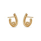 Stone and Strand 14K Yellow Gold Bowie Earrings Rear Image