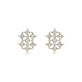 Stone and Strand 14K Yellow Gold Bright Lights Galactic Studs Front Image