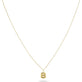 Stone and Strand 14K Yellow Gold Bubble Tea Initial Necklace B Initial Image