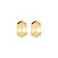 Stone and Strand 14K Yellow Gold Buvette Diamond Pave Huggie Earrings Rear Image