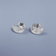 Stone and Strand Sterling Silver Buvette LAB-Created Pave Earrings Editorial Image