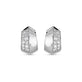 Stone and Strand Sterling Silver Buvette LAB-Created Pave Earrings Front Image