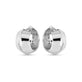 Stone and Strand Sterling Silver Buvette LAB-Created Pave Earrings Rear Image