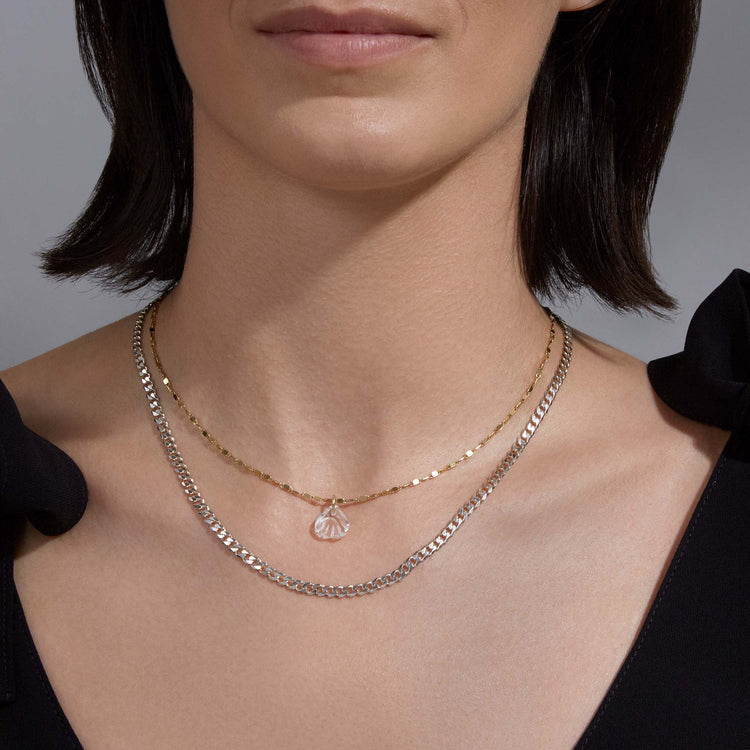 By The Shore Crystal Charm