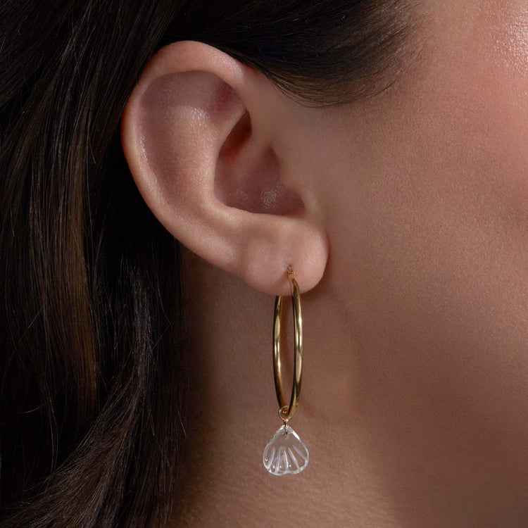 By The Shore Hoop Charm