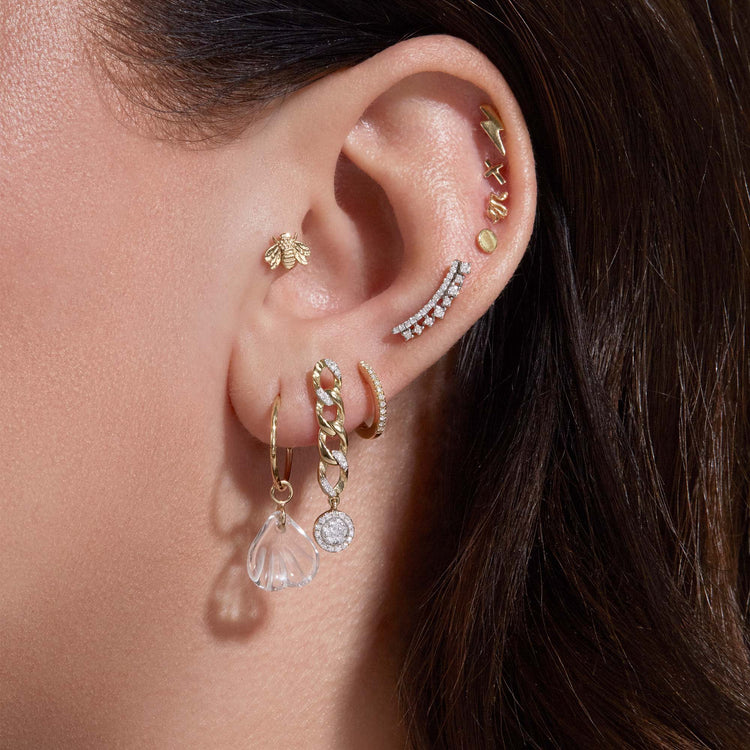 By The Shore Hoop Charm