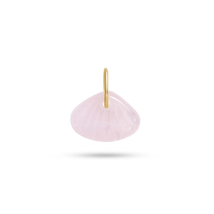 By The Shore Rose Quartz Charm