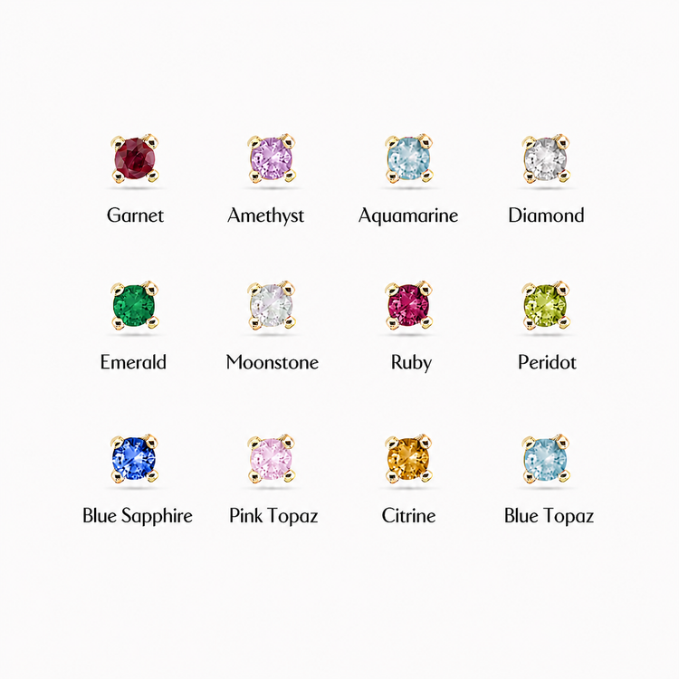 Beekman Birthstone Locket Necklace