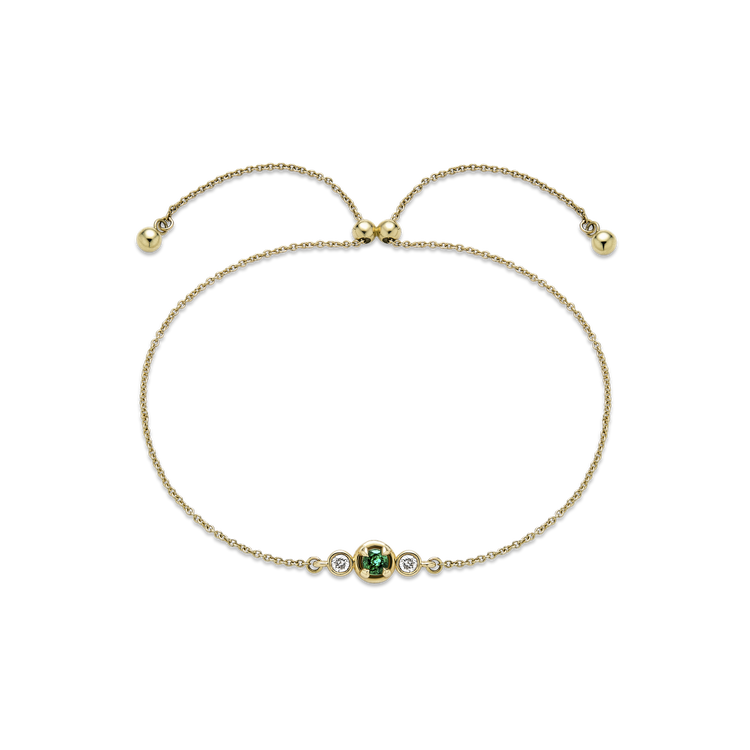 【Stone and Strand】 Birthstone Bonbon14カラットゴールドイヤ Emerald Cut Birthstone Bonbon Necklace – STONE AND STRAND