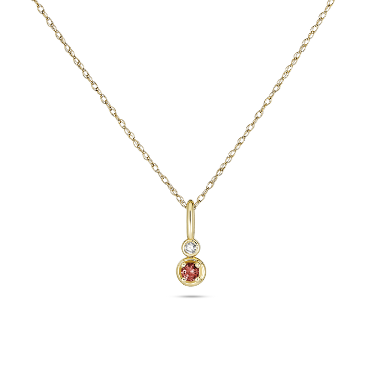 Birthstone Diamond Bonbon Necklace – STONE AND STRAND Birthstone Diamond Bonbon Necklace – STONE AND STRAND