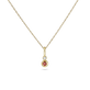 Birthstone Diamond Bonbon Necklace Garnet January