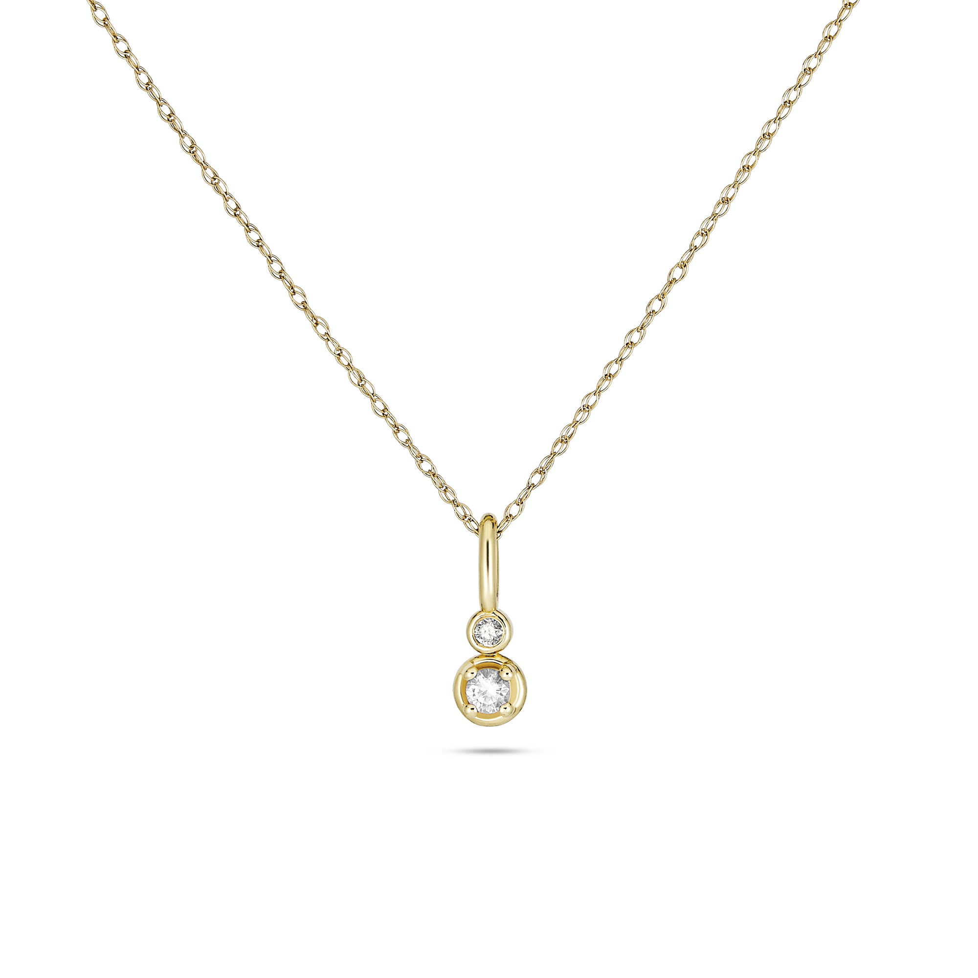 【Stone and Strand】 Birthstone Bonbon14カラットゴールドイヤ Emerald Cut Birthstone Bonbon Necklace – STONE AND STRAND
