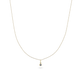 Stone and Strand 10K Yellow Gold Birthstone Diamond Bonbon Necklace with Blue Sapphire Image