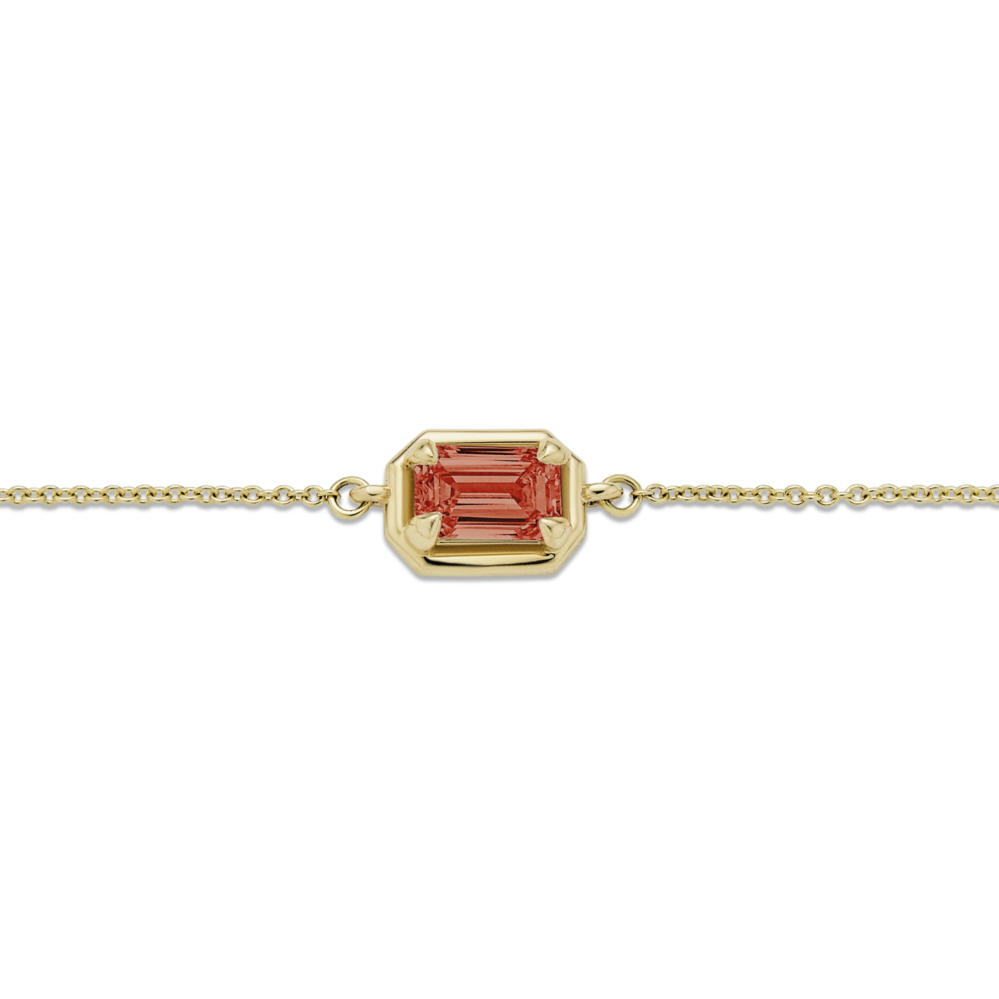 Birthstone Emerald Cut Bonbon Bracelet – STONE AND STRAND